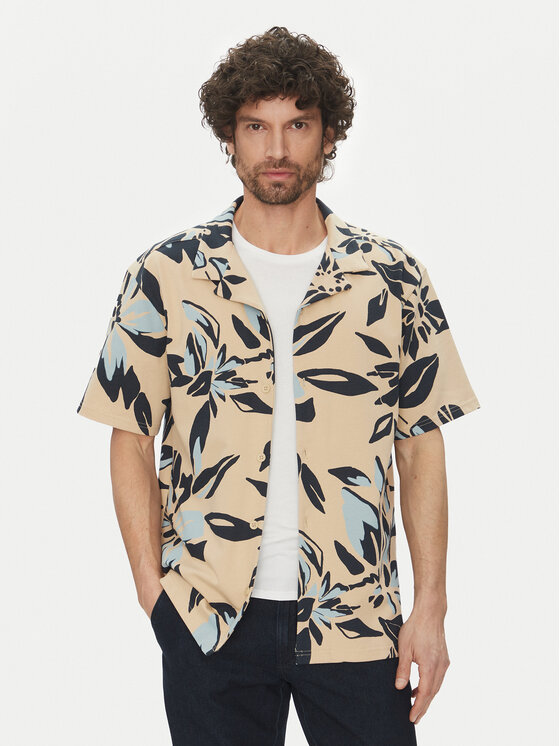 Only & Sons Риза Piero 22034082 Бежов Relaxed Fit за Мъже цена