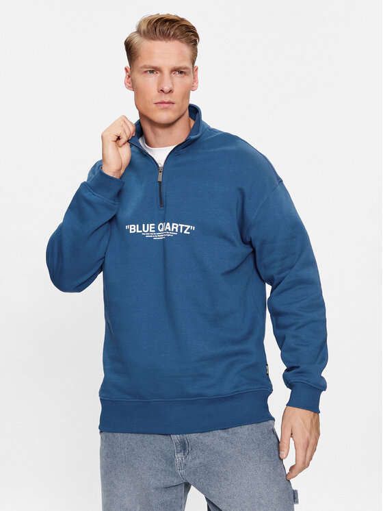 Only & Sons Суитшърт 22027518 Син Relaxed Fit за Мъже цена