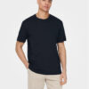 Only & Sons Тишърт 22025208 Тъмносин Regular Fit за Мъже цена