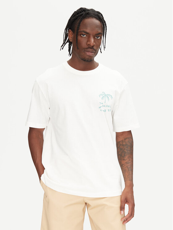 Only & Sons Тишърт Milo 22034452 Бял Relaxed Fit за Мъже цена