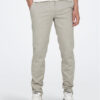 Only & Sons Чино панталони Mark 22026326 Сив Slim Fit за Мъже цена