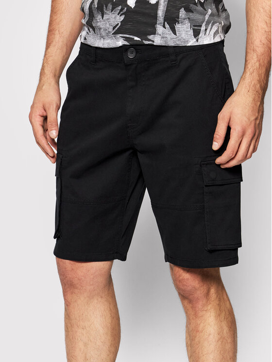 Only & Sons Шорти от плат Cam 22016689 Черен Regular Fit за Мъже цена