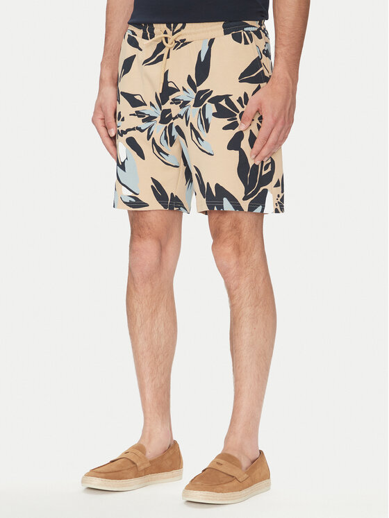 Only & Sons Шорти от плат Piero 22034086 Бежов Relaxed Fit за Мъже цена