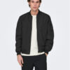 Only & Sons Яке бомбър Joshua 22023287 Черен Regular Fit за Мъже цена