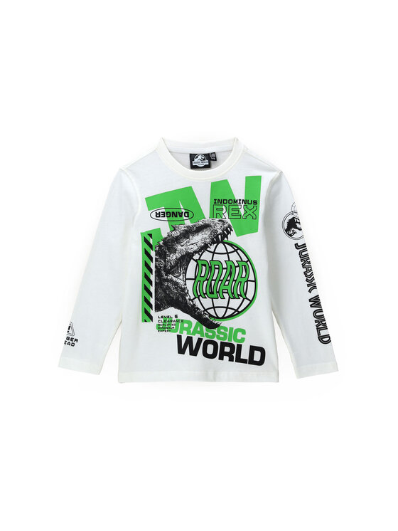 Original Marines Блуза JURASSIC WORLD DCAV2628B Бял Regular Fit за Момчета цена