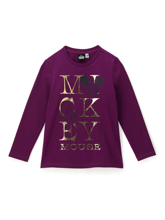Original Marines Блуза MICKEY MOUSE DCAV3566F Виолетов Regular Fit за Момичета цена