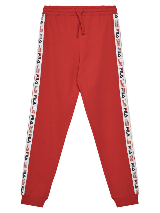 Original Marines Долнище анцуг FILA DFPV4177YM Червен Regular Fit за Момчета цена