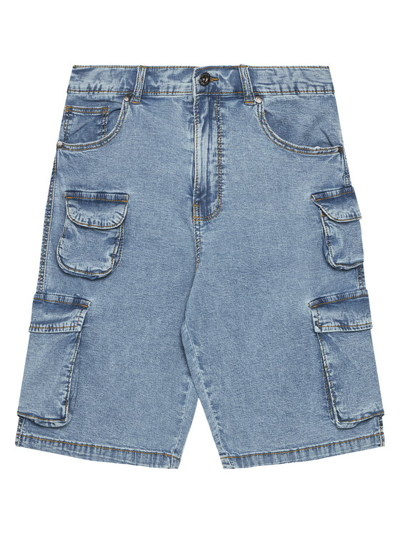 Original Marines Дънкови шорти DFP4281YM Син Regular Fit за Момчета цена
