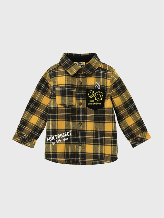 Original Marines Риза DCA0709NM Жълт Regular Fit за Момчета цена
