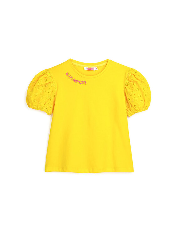 Original Marines Тишърт DFP3191CF Жълт Regular Fit за Момичета цена