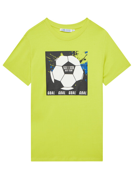 Original Marines Тишърт DFP4341YM Зелен Regular Fit за Момчета цена