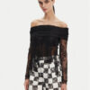 PINKO Боди 105010 A2EM Черен Regular Fit за Жени цена