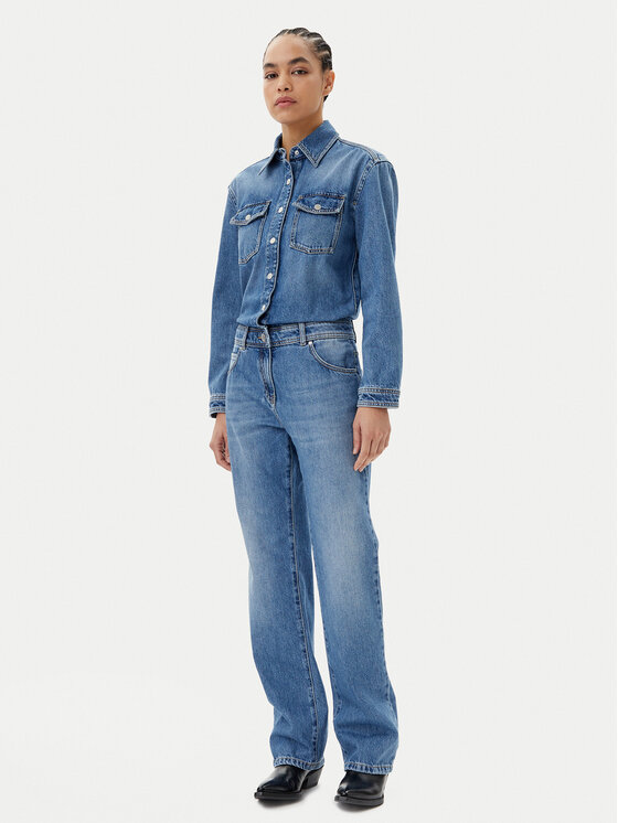 PINKO Гащеризон Tsavo Tuta 104897 Син Regular Fit за Жени цена