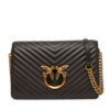 PINKO Дамска чанта Love Click Classic PE 25 PLTT 100063 A0GK Кафяв за Жени цена