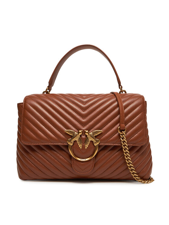 PINKO Дамска чанта Love Lady Puff Big Cl 100042 A0GK L84Q Кафяв за Жени цена
