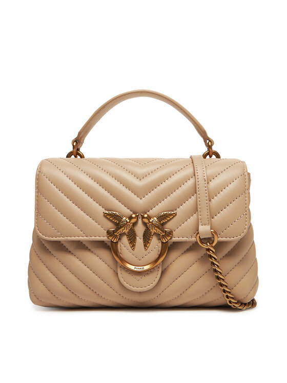 PINKO Дамска чанта Love Lady Puff Mini Cl AI PE 25 PLTT 100044 A0GK Бежов за Жени цена