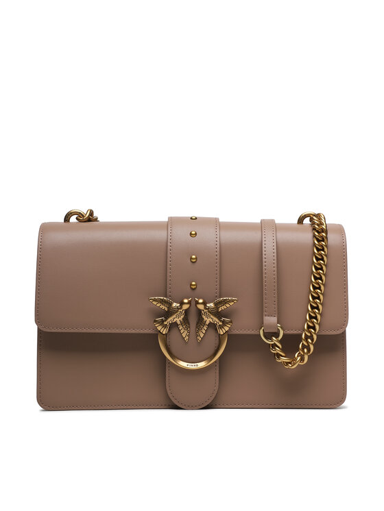 PINKO Дамска чанта Love One Classic Cl AI 23-24 PLTT 10053 A0F1 Бежов за Жени цена