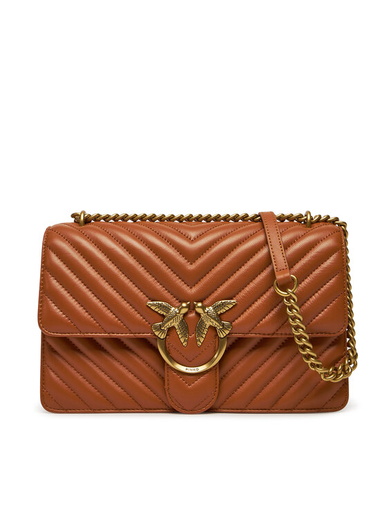 PINKO Дамска чанта Love One Classic Dc PE 24 PLTT 100941 A0GK Кафяв за Жени цена