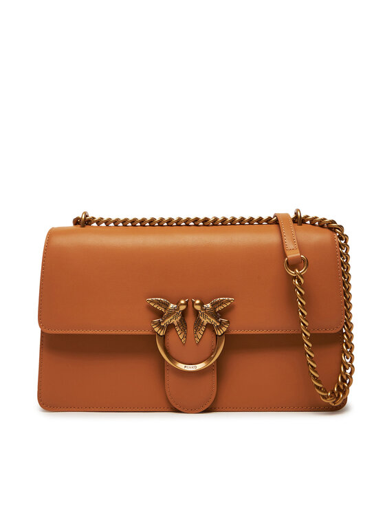 PINKO Дамска чанта Love One Classic Dc PE 25 PCPL 100941 A0F1 Кафяв за Жени цена