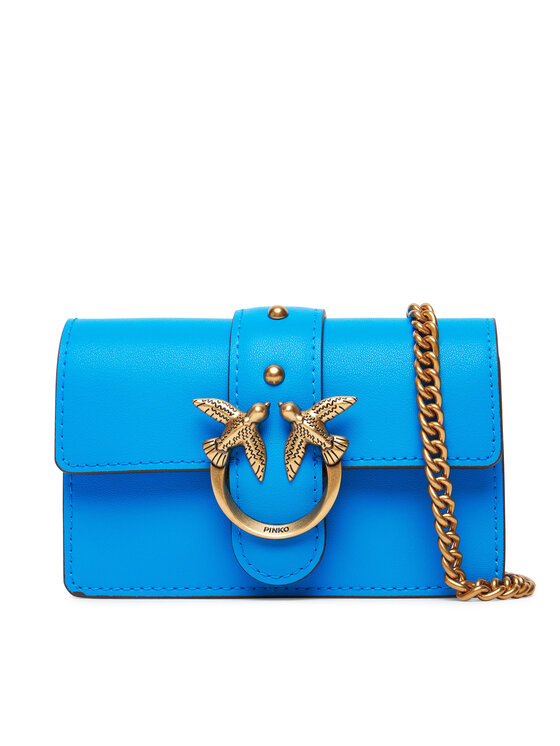 PINKO Дамска чанта Love One Micro C . AI 24-25 PCPL 100064 A0F1 Син за Жени цена