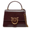 PINKO Дамска чанта Love One Top Handle Classic Light PE 25 PLTT 100066 A1UV Y1HQ Бордо за Жени цена