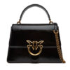 PINKO Дамска чанта Love One Top Handle Classic Light PE 25 PLTT 100066 A1UV Черен за Жени цена