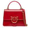 PINKO Дамска чанта Love One Top Handle Mini Light PE 25 PLTT 100071 A1UV Червен за Жени цена