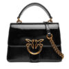 PINKO Дамска чанта Love One Top Handle Mini Light PE 25 PLTT 100071 A1UV Черен за Жени цена