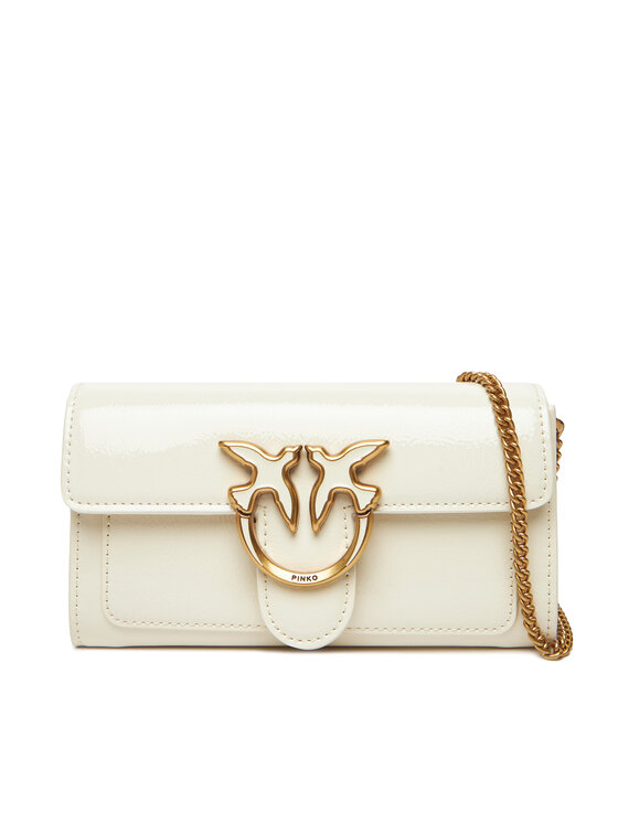 PINKO Дамска чанта Love One Wallet C PE25 PLTT 100062 A1UV Бял за Жени цена