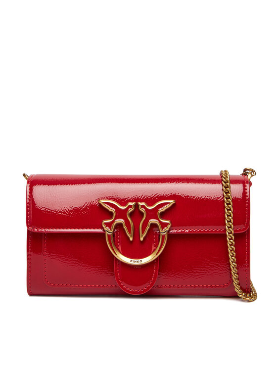 PINKO Дамска чанта Love One Wallet C PE25 PLTT 100062 A1UV Червен за Жени цена
