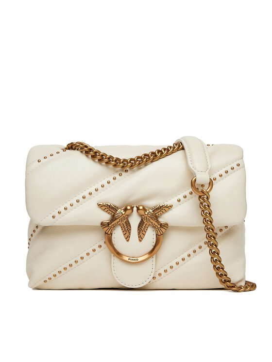 PINKO Дамска чанта Love Puff Mini Cl PE 25 PLTT 100039 A26T Екрю за Жени цена
