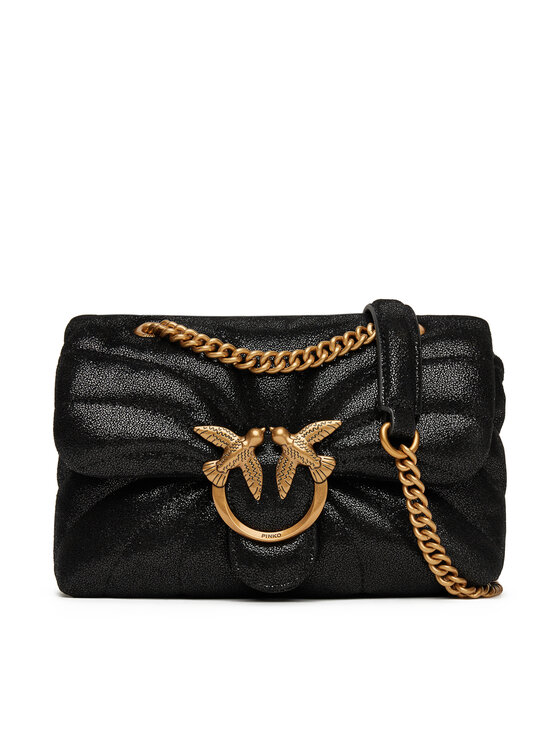 PINKO Дамска чанта Love Puff Mini Cl PE 25 PLTT 100039 A27F Черен за Жени цена