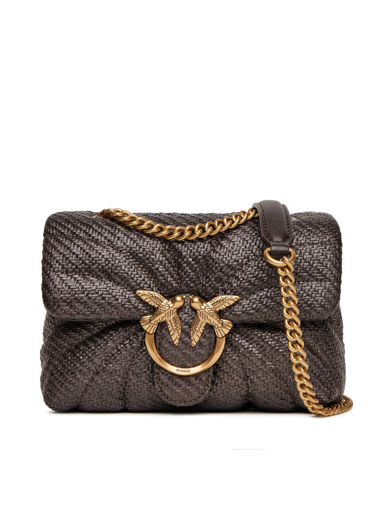 PINKO Дамска чанта Love Puff Mini Cl PE 25 PLTT 100039 A2C8 Кафяв за Жени цена