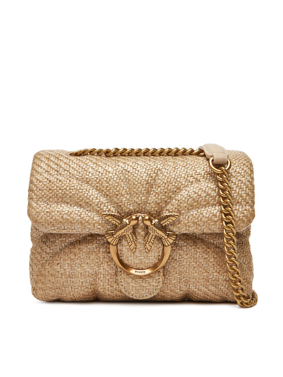 PINKO Дамска чанта Love Puff Mini PE 25 PLTT 100039 A2C8 Бежов за Жени цена