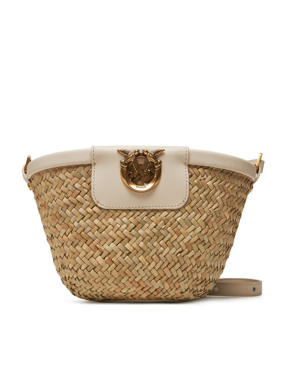 PINKO Дамска чанта Love Summer Bucket PE 25 PLTT 103325 A1RL Бежов за Жени цена