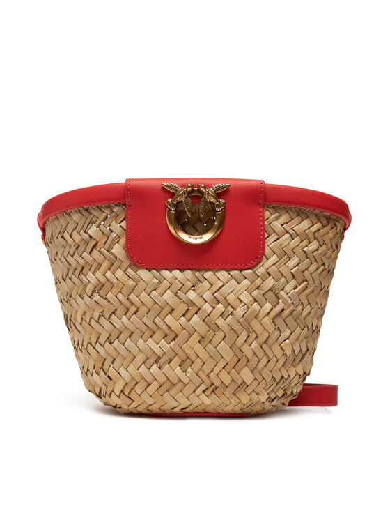 PINKO Дамска чанта Love Summer Bucket PE 25 PLTT 103325 A1RL Бежов за Жени цена