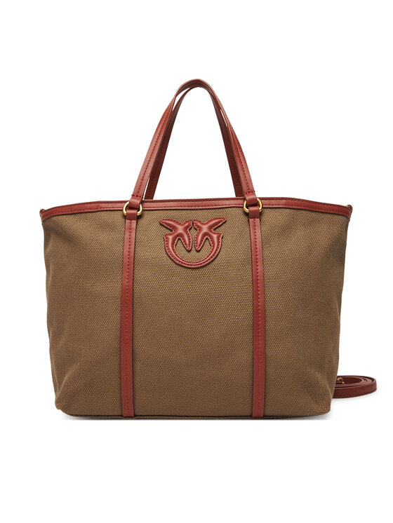 PINKO Дамска чанта Miranda Shopper Classic PE 25 PLTT 104714 A2G2 Каки за Жени цена