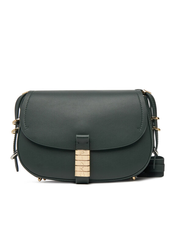 PINKO Дамска чанта Saddle Mini PE PLTT 103831 A270 Зелен за Жени цена