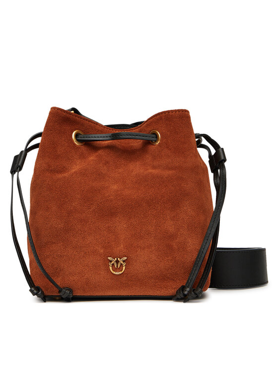 PINKO Дамска чанта Secchiello Mini PE 25 PLTT 104303 A2CC Кафяв за Жени цена