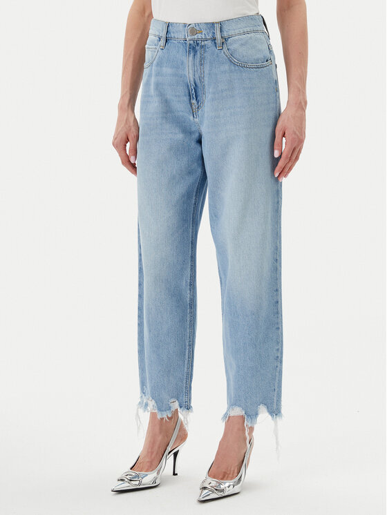 PINKO Дънки Estelle 103857 A2E5 Син Relaxed Fit за Жени цена