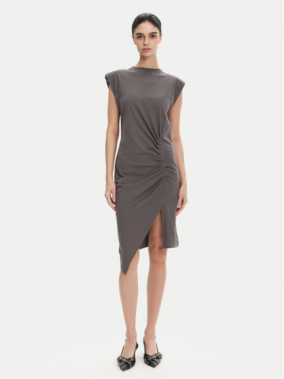 PINKO Ежедневна рокля 104614 A2HE Сив Regular Fit за Жени цена