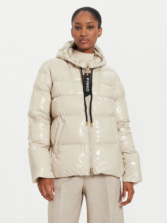 PINKO Зимно яке Eleodoro 101597 A11K Бежов Regular Fit за Жени цена