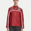 PINKO Кожено яке 105296 Бордо Regular Fit за Жени цена