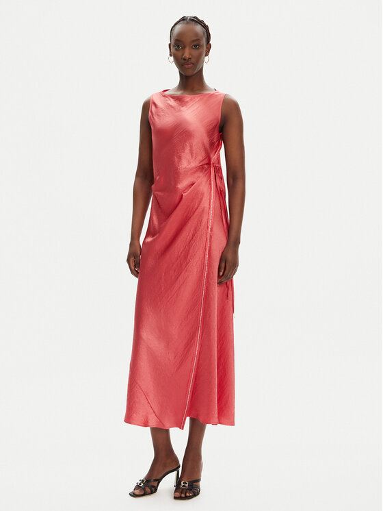 PINKO Коктейлна рокля Amico 105011 A2BU Коралов Regular Fit за Жени цена
