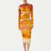 PINKO Коктейлна рокля Beggin Abito 104838 A2G1 Цветен Slim Fit за Жени цена