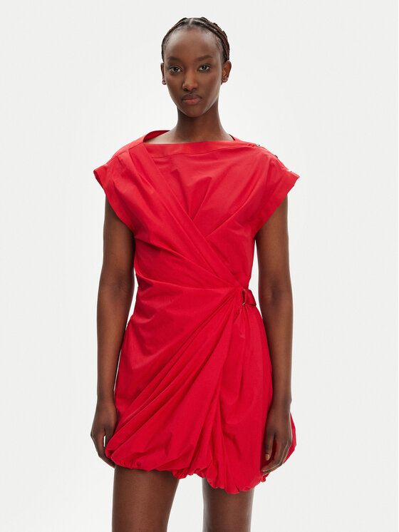 PINKO Коктейлна рокля Elliot 105215 A2LD Червен Regular Fit за Жени цена