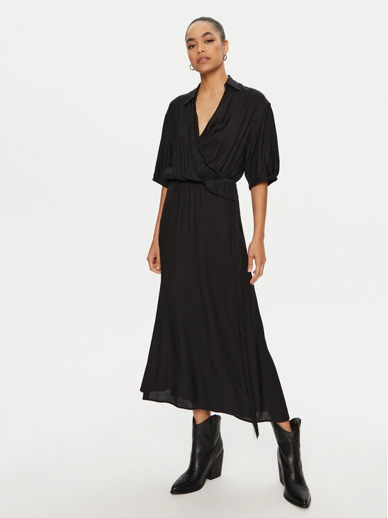 PINKO Лятна рокля 103561 A1WV Черен Regular Fit за Жени цена