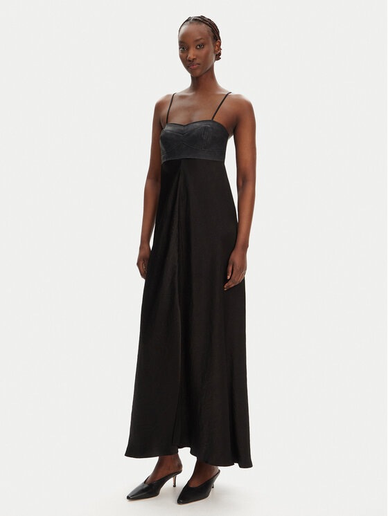 PINKO Официална рокля Anymore 104844 A2BV Черен Regular Fit за Жени цена