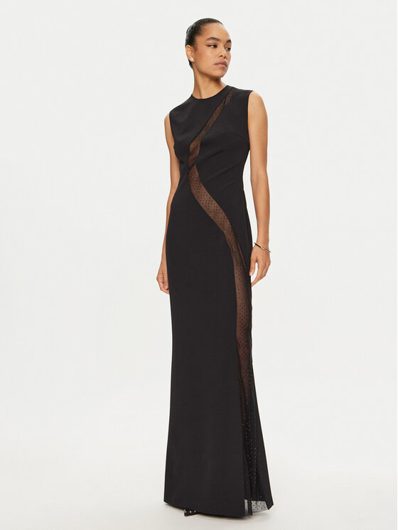 PINKO Официална рокля Capezzana 102844 A1JR Черен Regular Fit за Жени цена