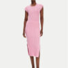 PINKO Плетена рокля 104745 A2FR Розов Regular Fit за Жени цена